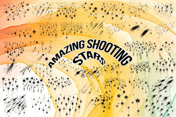 Amazing Shooting Stars: The Celestial Typeface for Brand Magic