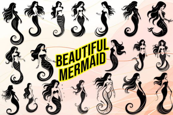 Beautiful Mermaid: An Enchanting Dingbats Font for Crafters