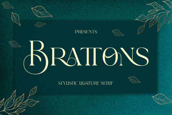 Brattons Font: Elegance for Your Brand Typography