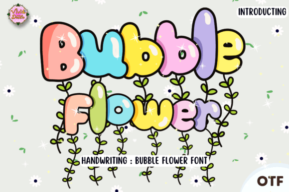 Bubble Flowers: The Decorative Font That Makes Holiday Campaigns Pop