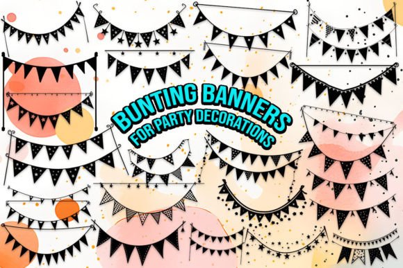 Bunting Banners for Party Decorations: A Festive Typeface for Crafters