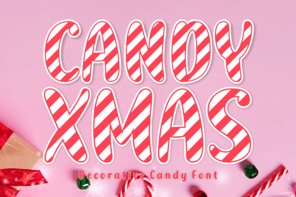 Candy Xmas: A Festive Typeface for Holiday Editorial Design