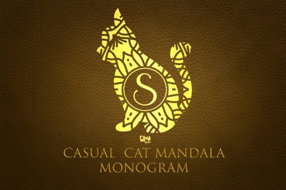 Casual Cat Mandala Monogram: A Designer’s Review of This Decorative Typeface