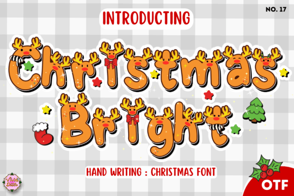 Christmas Bright 17: A Festive Typeface for Digital Design