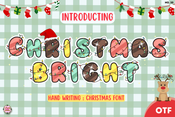 Christmas Bright 20: A Festive Font for Crafters and Sellers
