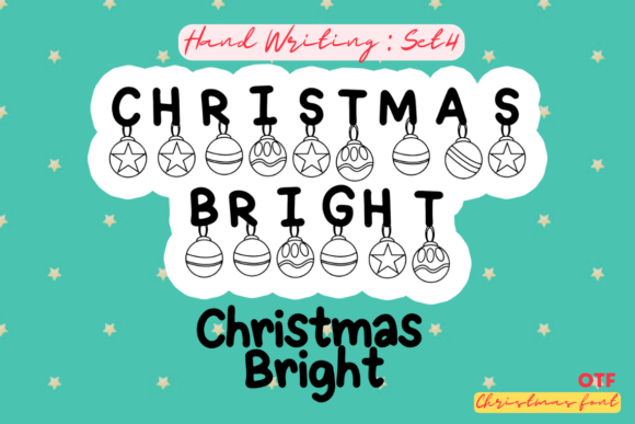 Christmas Bright 4: The Creative Font for Festive Digital Campaigns