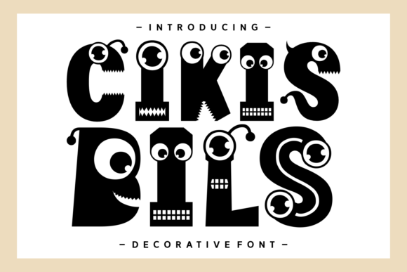 Cikis Bils: The Playful Decorative Font for Scroll-Stopping Social Media Graphics