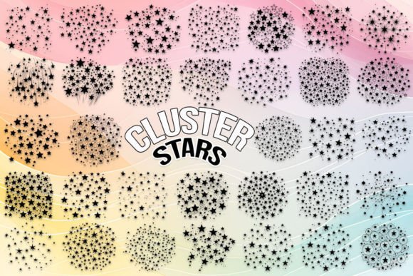 Cluster Stars: A Celestial Dingbats Typeface for Editorial Design