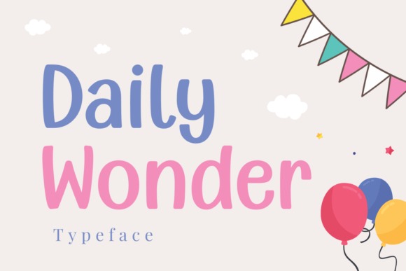 Daily Wonder Font: A Playful Typeface for Creative Campaigns