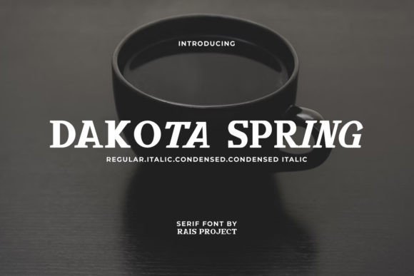Dakota Spring: A Modern Serif for Editorial Design