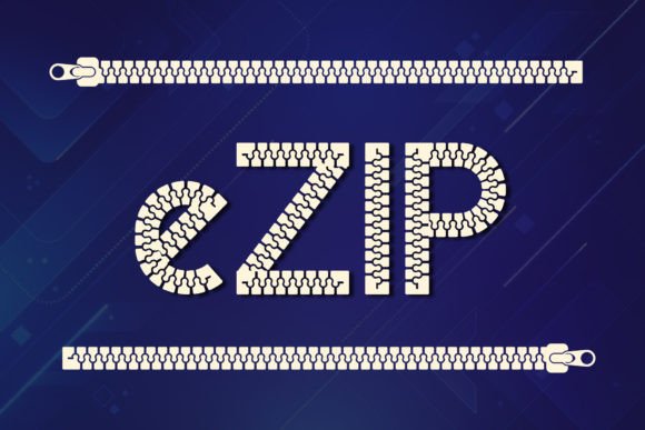 Ezip: A Playful Decorative Typeface for Modern Editorial Design