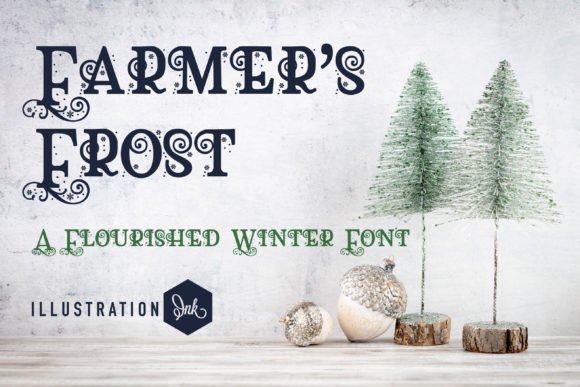 Farmer s Frost: A Creative Serif for Seasonal Campaigns