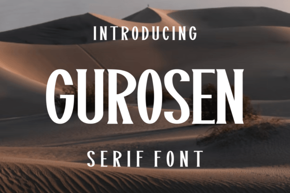 Gurosen Review: A Designer’s Take on This Serif Typeface