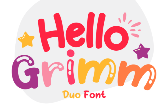 Hello Grimm: A Playful Decorative Typeface for Authentic Branding