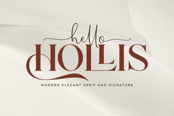 Hello Hollis: The Serif and Script Duo That Elevates Campaign Design