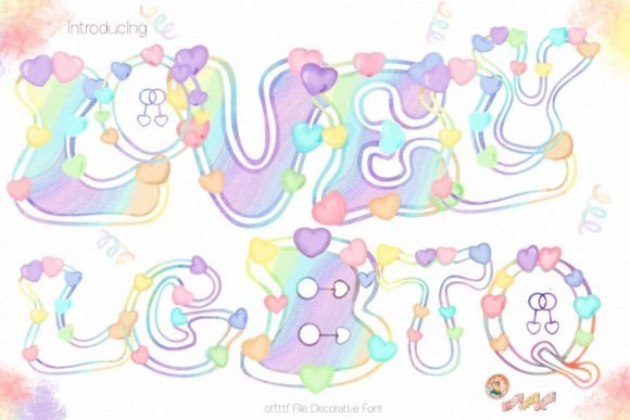 Lgbtq Lovely: A Playful Decorative Font for Modern Web Design
