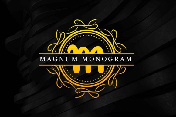 Magnum Monogram: The Luxury Typeface for Handmade Brands