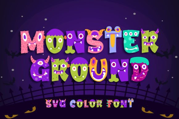 Monster Ground Typeface: A Creative Font for Playful Campaign Design