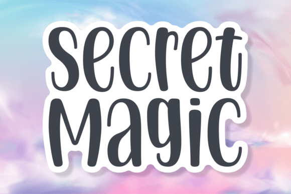 Secret Magic: A Chic Handwritten Font for Editorial Design