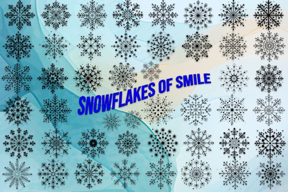 Snowflakes of Smile: A Whimsical Typeface for Memorable Branding
