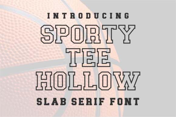 Sporty Tee Hollow: A Playful Serif with Purpose