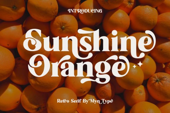 Sunshine Orange: A Font That Brings Warmth to Your Brand
