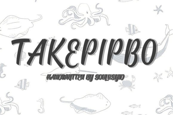 Takepipbo: A Handwritten Font for Authentic Digital Branding