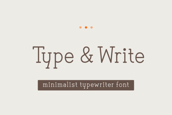 Type Write: The Serif Font That Elevates Small Business Branding