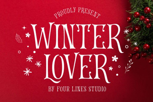 Winter Lover Typeface: Elevate Your Brand’s Holiday Appeal