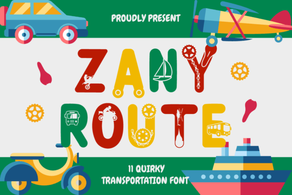 Zany Route Typeface: Adding Whimsy to Web Design